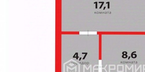 3-комн квартира Пушкин, Ленинградская улица, 71