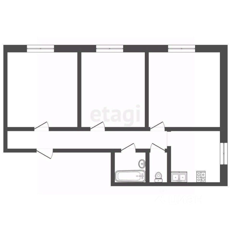 Продажа комнаты Долгопрудный, Якорная улица, 4