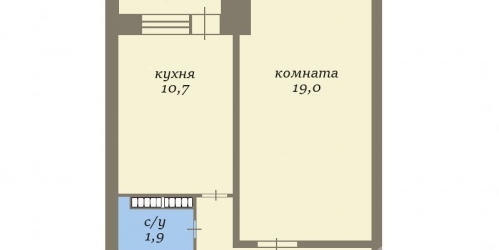 1-комн квартира Ворошилова ул. ,  д. 25,  к. 1