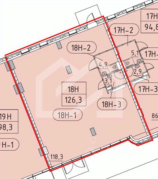 Аренда торгового помещения ул Автозаводская,  д. 23,  к. 436