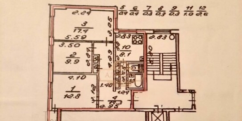 3-комн квартира Стачек пр-кт,  д. 182