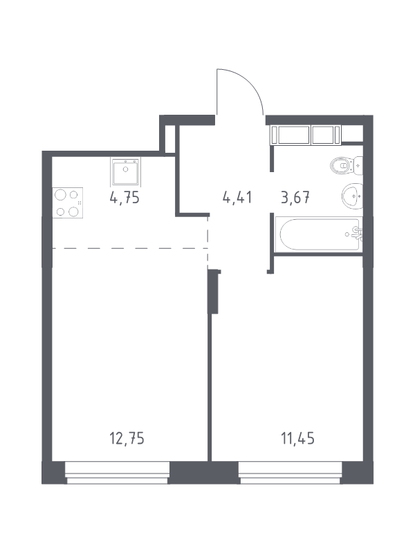 Продажа 1-комн квартиры в новостройке Балашиха г., Павлино мкр.,  к. 33