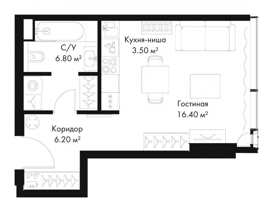 Продажа студии пр-кт Ленинградский, вл. 8