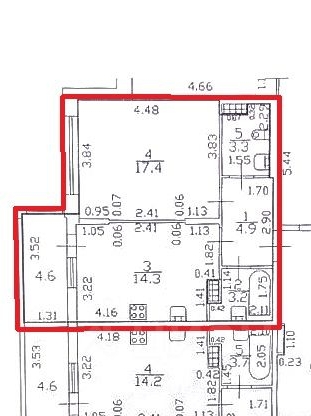 1-комн квартира проспект Героев, 34