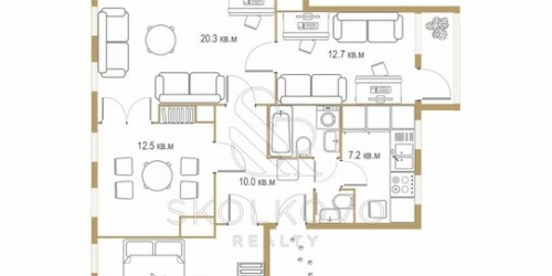 4-комн квартира ул Земляной Вал,  д. 25