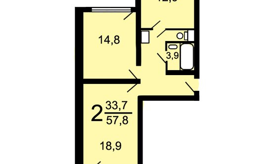 Продажа 2-комн квартиры на вторичном рынке Филёвский б-р,  д. 39