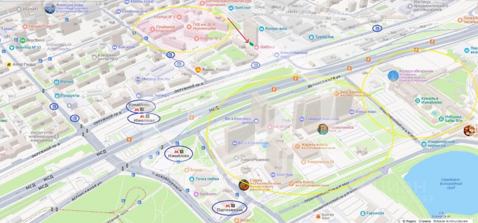 Аренда ПСН Окружной проезд,  д. 10Б,  к. 4
