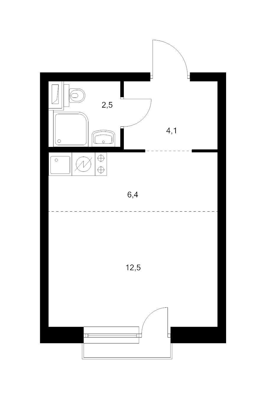 Продажа студии Москва г., Очаковское ш.,  к. 1.2
