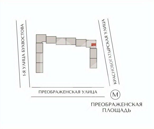 Продажа торгового помещения Бухвостова 1-я ул,  д. 12/11,  к. 4