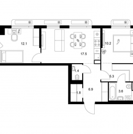 Продажа 2-комн квартиры в новостройке Мытищи, Метровагонмаш, корп.13