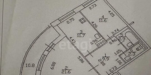 2-комн квартира Просвещения пр-кт,  д. 15