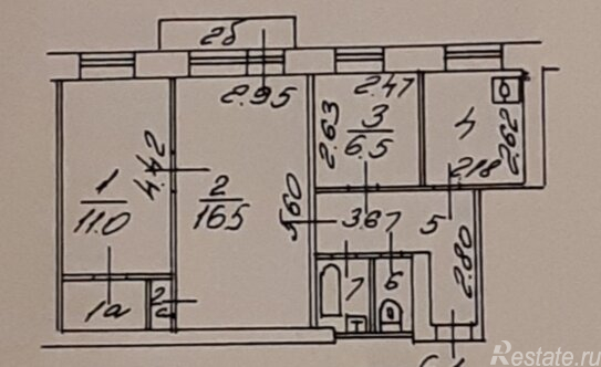 Продажа 3-комн квартиры на вторичном рынке 60-летия Октября пр-кт,  д. 16 к1