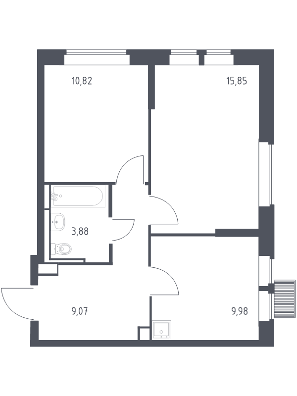 Продажа 2-комн квартиры в новостройке Путилково д., Путилковское ш.,  к. 28