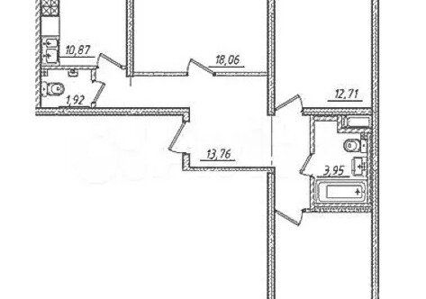 Продажа 3-комн квартиры на вторичном рынке Ленинский пр-кт,  д. 68,  к. 1