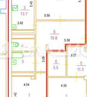 Продажа 2-комн квартиры на вторичном рынке улица Академика Пилюгина