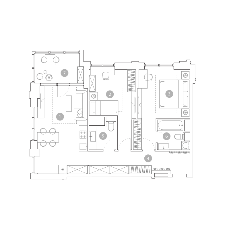 Продажа 2-комн квартиры в новостройке Москва г., Миклухо-Маклая ул.,  к. 1