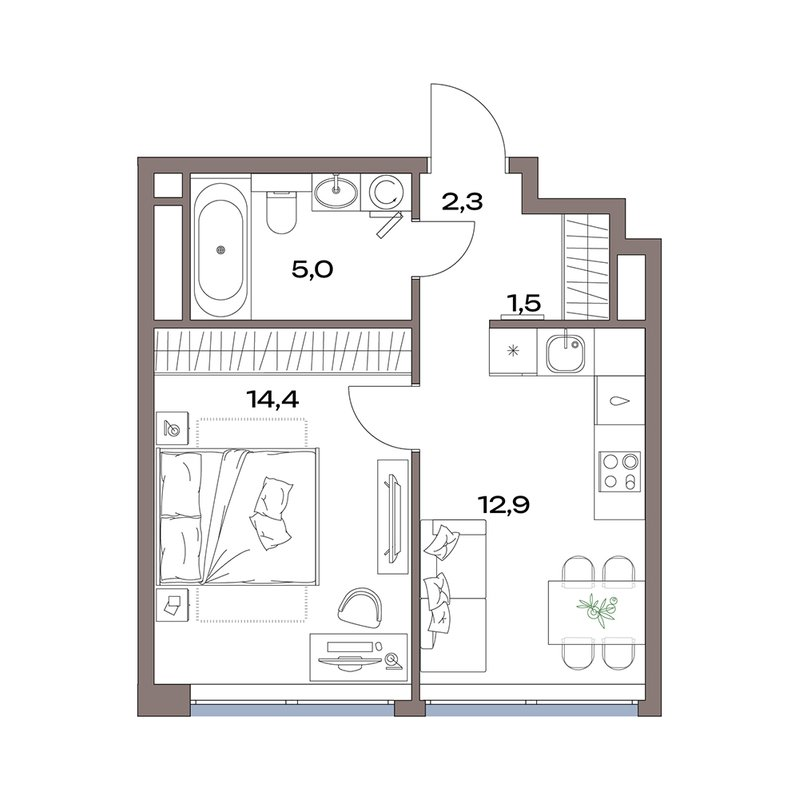 Продажа 1-комн квартиры в новостройке Москва г., Дубнинская ул.,  к. 15