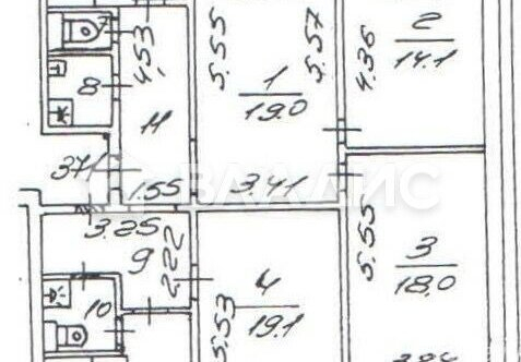 Продажа 4-комн квартиры на вторичном рынке Осенний бульвар,  д. 15