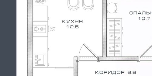 1-комн квартира Политехническая улица, 6