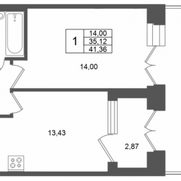 Продажа 1-комн квартиры в новостройке Санкт-Петербург г., 26-я линия В.О., к. 1 Продажа 1-комн квартиры в новостройке Санкт-Петербург г., 26-я линия В.О., к. 1