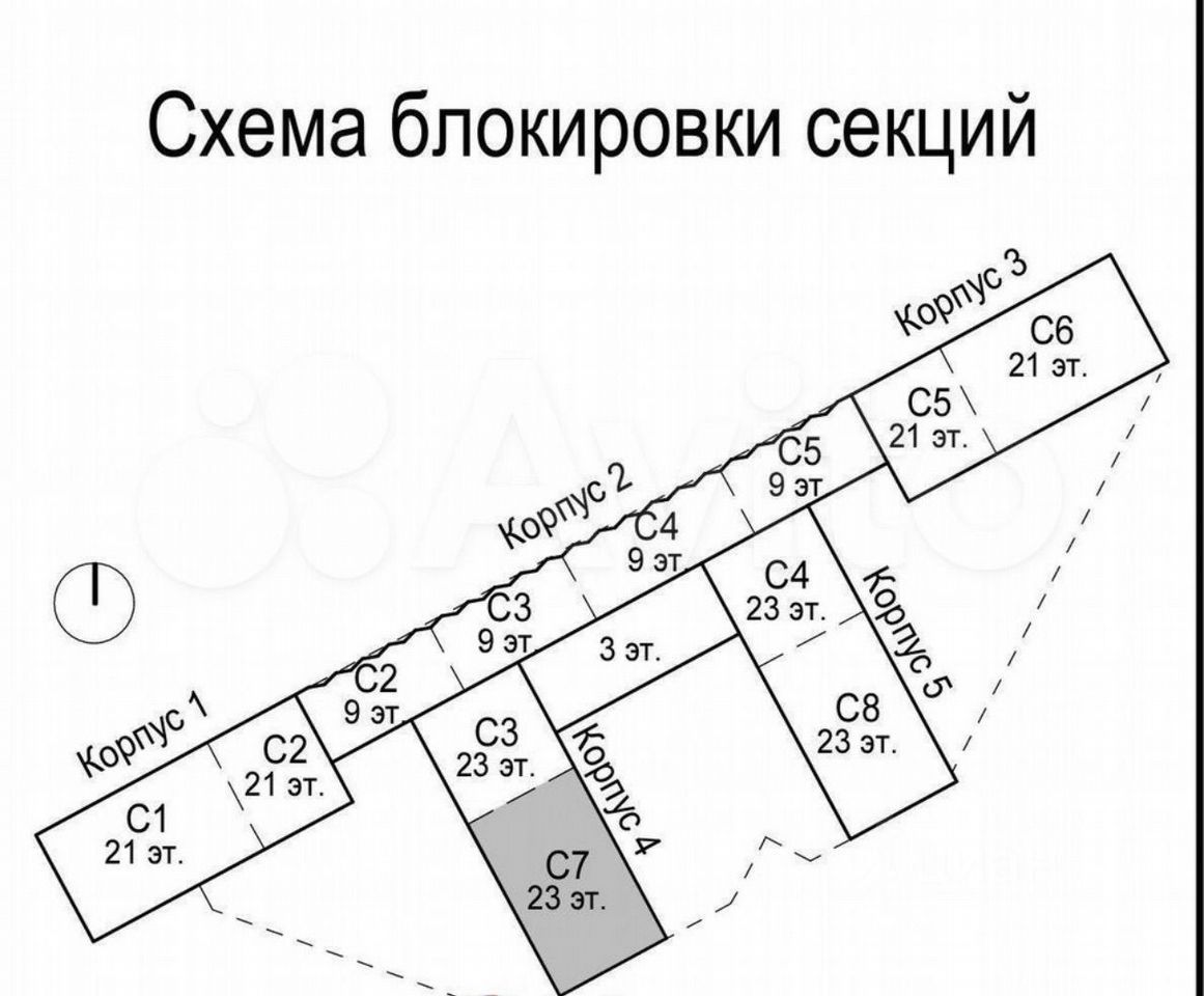 Продажа студии Новоостаповская улица, 20