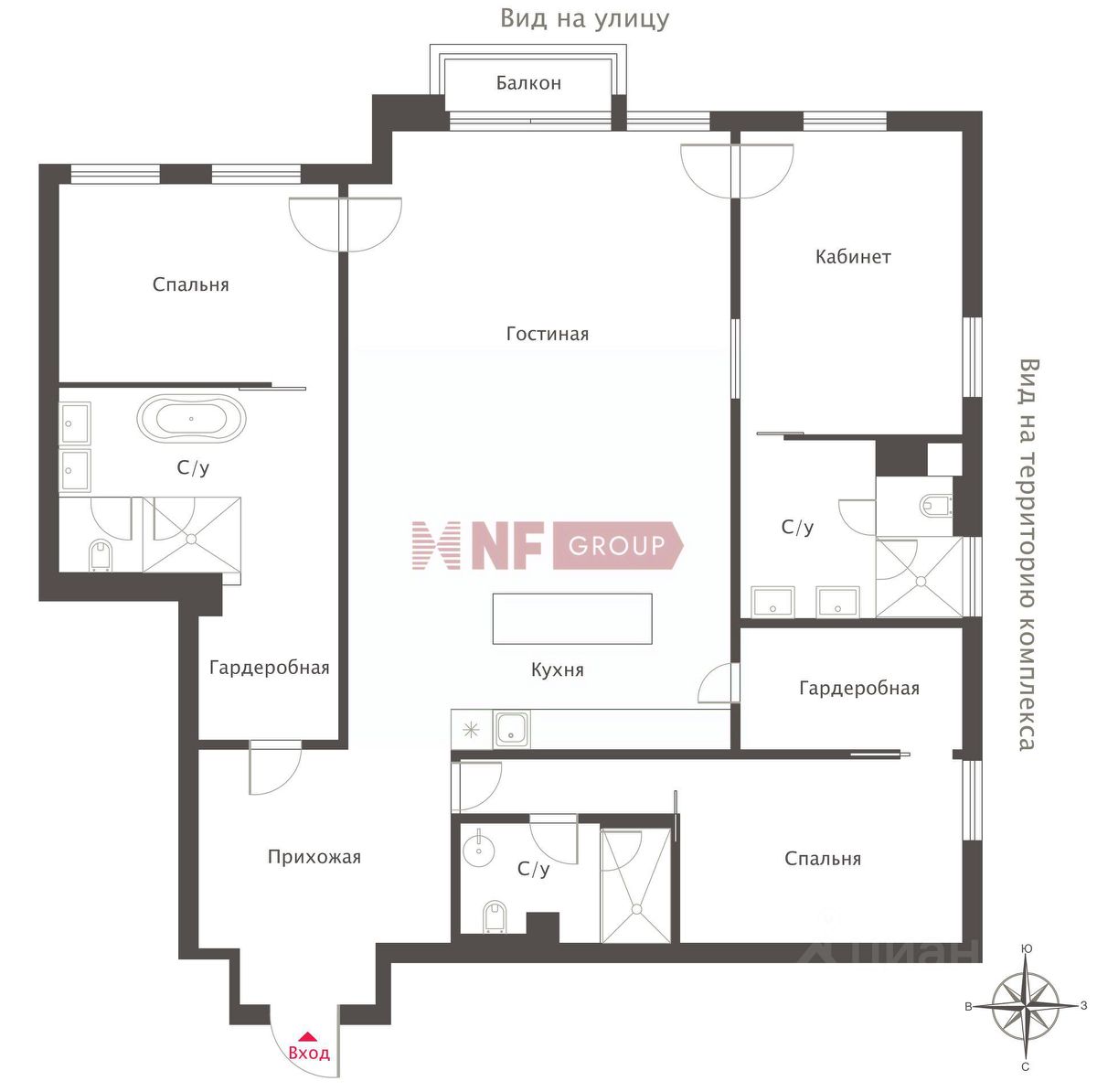 Продажа 4-комн квартиры на вторичном рынке улица Большая Полянка, 44