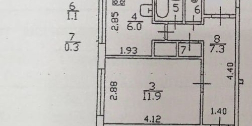 3-комн квартира улица Жени Егоровой, 5К1