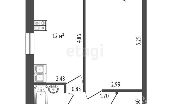Продажа 1-комн квартиры на вторичном рынке Мурино г, Авиаторов Балтики пр-кт,  д. 3