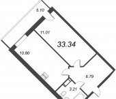 Продать Квартиры в новостройке Новое Девяткино д., Лесная ул.   1