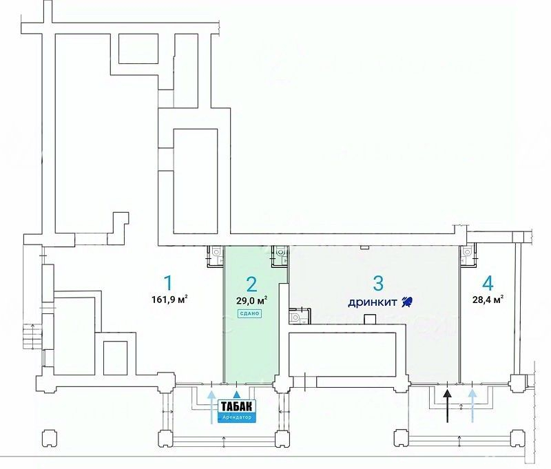 Продажа торгового помещения Долгоруковская улица,  д. 40
