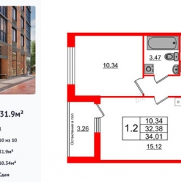 Продажа 1-комн квартиры на вторичном рынке Предпортовый 1-й проезд,  д. 1 с1