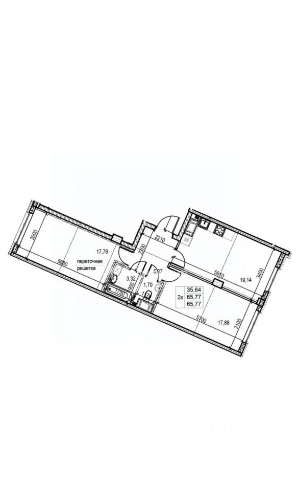 Продажа 2-комн квартиры на вторичном рынке Ремесленная улица, 15
