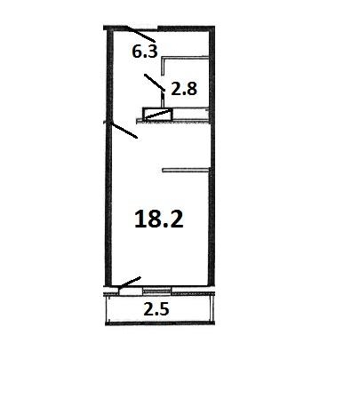 Продажа студии жилой комплекс Паркола,  д. 19,  к. 1