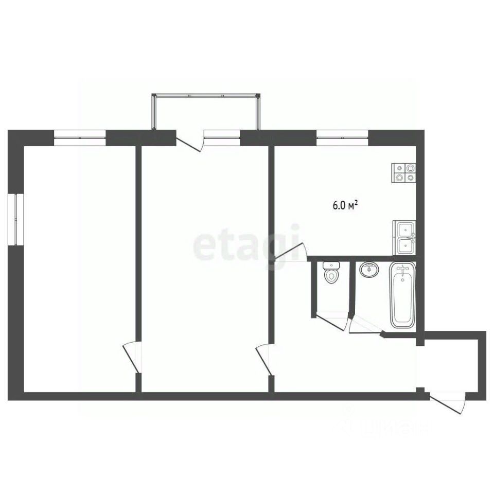 Продажа 2-комн квартиры на вторичном рынке Королев, улица Карла Маркса, 4
