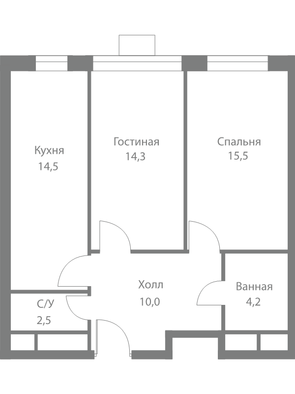 Продажа 2-комн квартиры в новостройке Москва г., Сколковское ш.,  к. 4