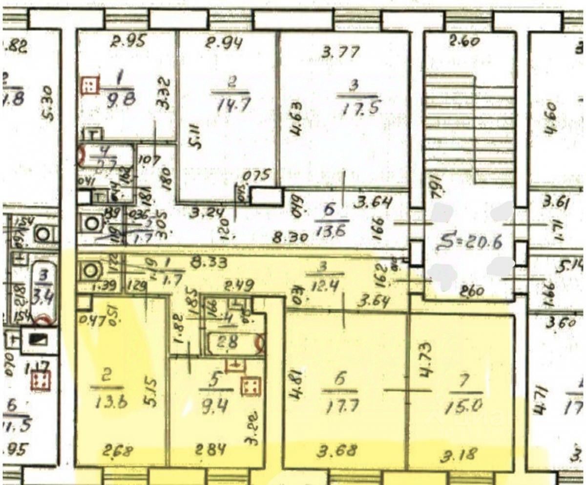 Продажа 3-комн квартиры на вторичном рынке Подольск, Литейная улица, 2