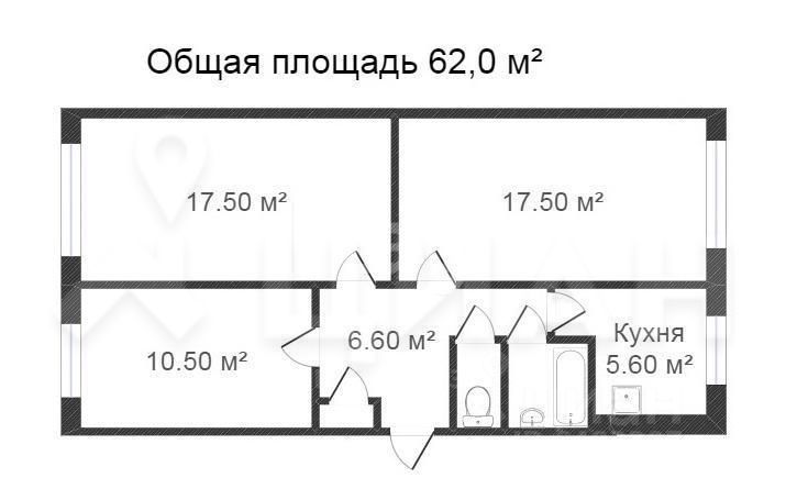 Продажа 3-комн квартиры на вторичном рынке Балашиха, улица Некрасова, 11