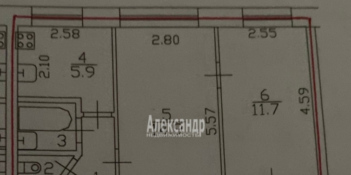 2-комн квартира Стрельна г., Гоголя ул. ,  д. 6