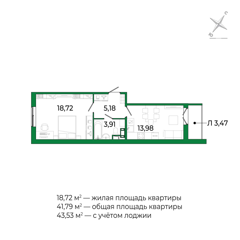 Продажа 1-комн квартиры в новостройке Сертолово г., Дмитрия Кожемякина ул.,  к. 3
