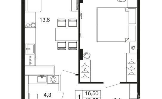 Продажа 1-комн квартиры в новостройке Апрелевка, Пролетарский тупик,  д. 2