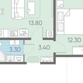 Продажа 1-комн квартиры на вторичном рынке Ковалёво, Поперечная улица,  д. 1 к3