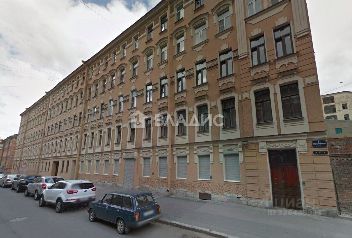 Продажа 6-комн квартиры на вторичном рынке 5-я Красноармейская улица, 17