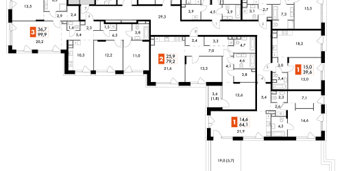 2-комн квартира ул. Снежная, 22к3