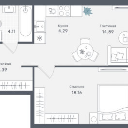 Продажа 1-комн квартиры в новостройке Москва г., Сокольнический Вал ул., к. 2 Продажа 1-комн квартиры в новостройке Москва г., Сокольнический Вал ул., к. 2