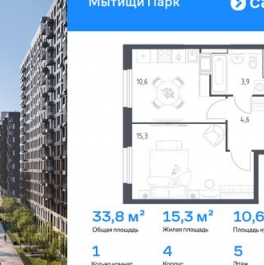 Продажа 1-комн квартиры на вторичном рынке Строитель, проезд № 5136,  д. 5