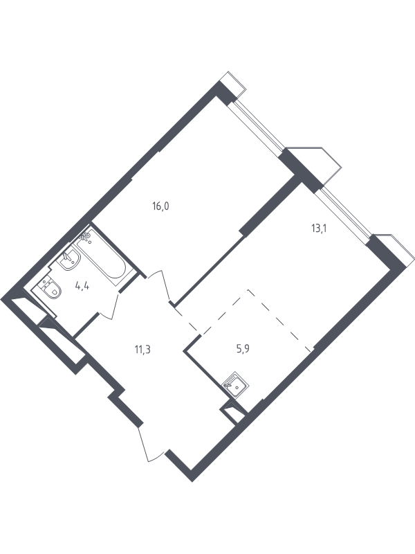 Продажа 1-комн квартиры в новостройке Раздоры д., Мякининское ш.,  к. 21
