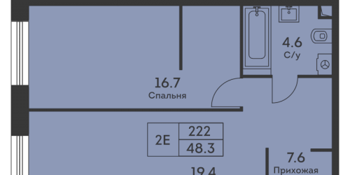 1-комн квартира Москва г., Дербеневская ул.,  к. 2