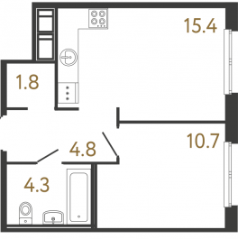 Продажа 1-комн квартиры в новостройке Санкт-Петербург г., Обводного кан. наб.,  к. 1