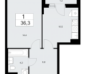 Продать Квартиры в новостройке Десна д., Центральная ул.   7.1