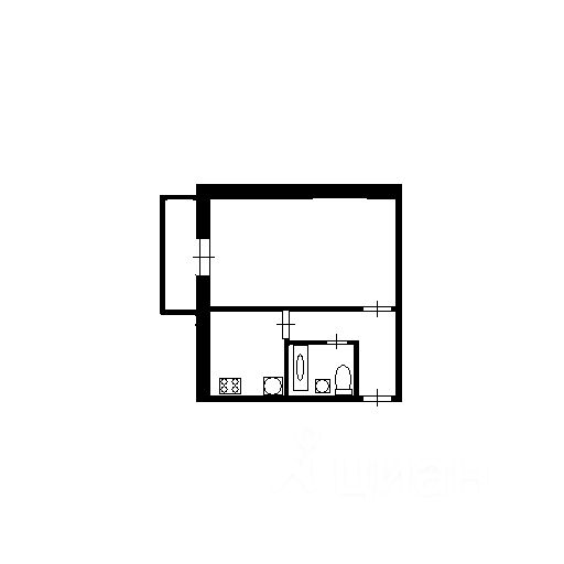 Аренда 1-комн квартиры на вторичном рынке Белозерская улица, 17А